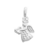 Anhänger Für Kinder|Silber Anhänger|Elfen Schmuck Anhänger Engel mit Herz 25 Silber