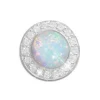 Anhänger Für Damen|Silber Anhänger|Elfen Schmuck Anhänger mit Opal und Zirkonia 925 Silber