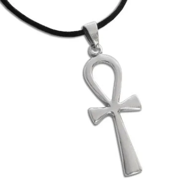 Anhänger Für Herren|Anhänger Für Damen|Elfen Schmuck Ankh Kette 925 Silber