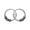 Creolen|Creolen|Elfen Schmuck Bali Creolen 925 Silber 12 x 2,5 mm