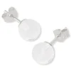 Ohrstecker|Edelstein Ohrringe|Elfen Schmuck Bergkristall Ohrstecker 8 mm 925 Silber