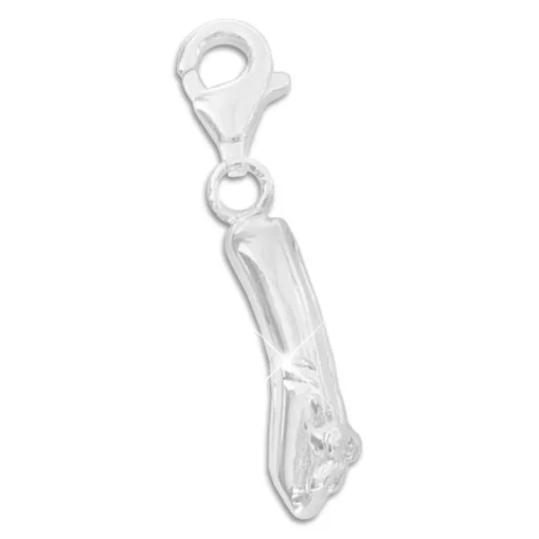 Silber Charms|Elfen Schmuck Charm Anhänger Ballettschuh 925 Silber