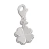 Silber Charms|Elfen Schmuck Charm Anhänger Kleeblatt 925 Silber