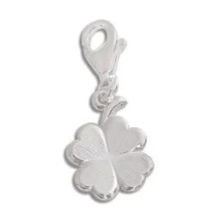 Silber Charms|Elfen Schmuck Charm Anhänger Kleeblatt 925 Silber