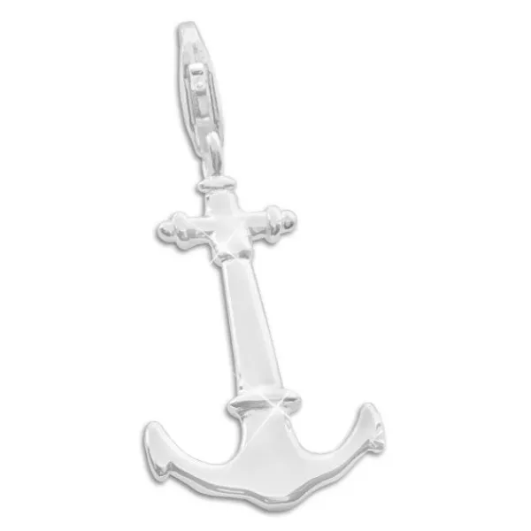 Silber Charms|Elfen Schmuck Charm Anhänger langer Anker 925 Silber