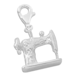 Silber Charms|Elfen Schmuck Charm Anhänger Nähmaschine 925 Silber