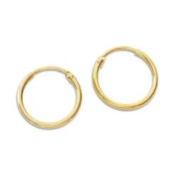 Creolen|Creolen|Elfen Schmuck Creolen 333 Gold 15 mm