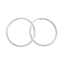 Creolen|Silber Creolen|Elfen Schmuck Creolen 925 Silber 25 mm