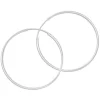 Creolen|Silber Creolen|Elfen Schmuck Creolen 925 Silber 50 x 1,2 mm