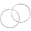 Creolen|Silber Creolen|Elfen Schmuck Creolen 50 x 2 mm 925 Silber