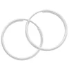 Creolen|Silber Creolen|Elfen Schmuck Creolen 40 x 2 mm 925 Silber