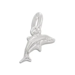 Anhänger Für Kinder|Anhänger Für Damen|Elfen Schmuck Delphin Anhänger 925 Silber