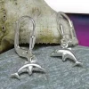 Ohrhänger|Silber Ohrhänger|Elfen Schmuck Delphin Ohrhänger 925 Silber