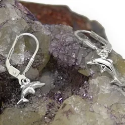Ohrhänger|Silber Ohrhänger|Elfen Schmuck Delphin Ohrhänger 925 Silber