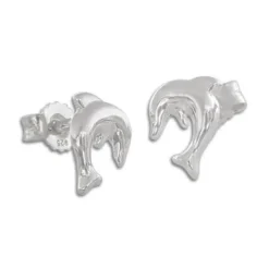 Ohrstecker|Ohrstecker|Elfen Schmuck Delphin Ohrstecker 925 Silber