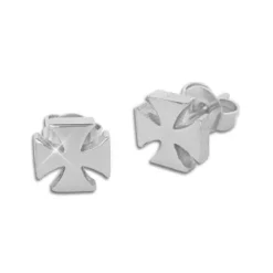 Ohrstecker|Ohrstecker|Elfen Schmuck Edelstahl Ohrringe Eisernes Kreuz