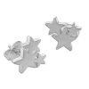 Ohrstecker|Ohrstecker|Elfen Schmuck Edelstahl Ohrstecker 3er Stern 10,5 mm
