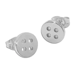 Ohrstecker|Ohrstecker|Elfen Schmuck Edelstahl Ohrstecker Knopf