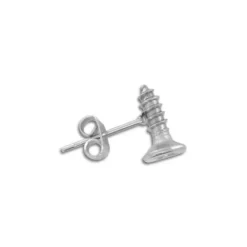 Ohrstecker|Ohrstecker|Elfen Schmuck Edelstahl Ohrstecker Schraube silberfarben
