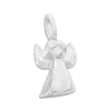 Anhänger Für Kinder|Anhänger Für Damen|Elfen Schmuck Engel Anhänger mit 3 weißen Zirkonia 925 Silber