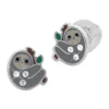 Ohrstecker|Silber Ohrstecker|Elfen Schmuck Faultier Ohrstecker mit Strass Kristallen 925 Silber