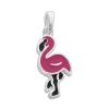 Anhänger Für Kinder|Silber Anhänger|Elfen Schmuck Flamingo Anhänger pink 925 Silber