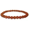 Damenarmbänder|Kugelarmbänder|Elfen Schmuck Goldfluss Kugel Armband 6 mm 19 cm