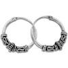 Creolen|Creolen|Elfen Schmuck Gothiccreolen 925 Silber 16 mm