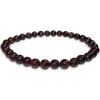 Damenarmbänder|Kugelarmbänder|Elfen Schmuck Granat Kugel Armband 6 mm 19,5 cm