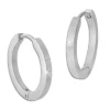 Klapp-creolen|Klapp-Creolen|Elfen Schmuck Große Klapp-Creolen Edelstahl glänzend 20 x 2 mm