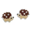 Ohrstecker|Silber Ohrstecker|Elfen Schmuck Igel Ohrstecker mit Kristallen 925 Silber