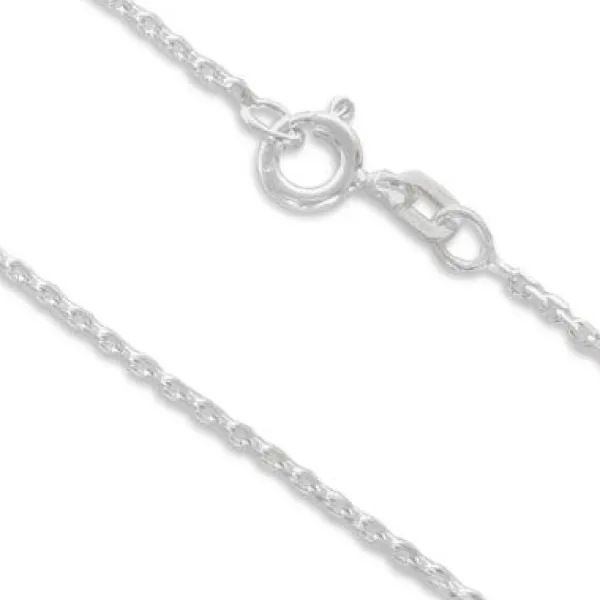 Kinderketten|Ankerketten|Elfen Schmuck Kette für Kinder Anker-Design 925 Silber 1,3 mm 38 cm