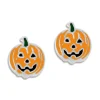 Ohrstecker|Silber Ohrstecker|Elfen Schmuck Kinder Ohrstecker Halloween Kürbis 925 Silber