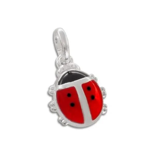 Anhänger Für Kinder|Silber Anhänger|Elfen Schmuck Kinderschmuck Marienkäfer Anhänger 925 Silber