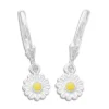 Ohrhänger|Silber Ohrhänger|Elfen Schmuck Kinderschmuck Ohrringe Gänseblümchen 925 Silber