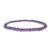 Damenarmbänder|Kugelarmbänder|Elfen Schmuck Kleines Kugel-Armband Amethyst 4 mm 18 cm