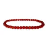 Damenarmbänder|Kugelarmbänder|Elfen Schmuck Kleines Kugel-Armband Karneol 4 mm 19 cm