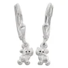 Ohrhänger|Silber Ohrhänger|Elfen Schmuck Kätzchen Ohrringe 925 Silber