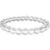 Damenarmbänder|Kugelarmbänder|Elfen Schmuck Kugelarmband Bergkristall 8 mm 18,5 cm