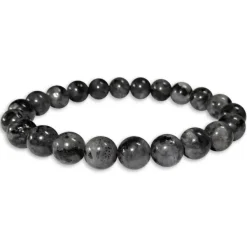 Herrenarmbänder|Damenarmbänder|Elfen Schmuck Kugelarmband Larvikit 8 mm 19 cm
