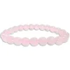 Damenarmbänder|Kugelarmbänder|Elfen Schmuck Kugelarmband Rosenquarz hell 8 mm 19 cm