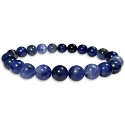 Herrenarmbänder|Damenarmbänder|Elfen Schmuck Kugelarmband Sodalith 8 mm 19 cm