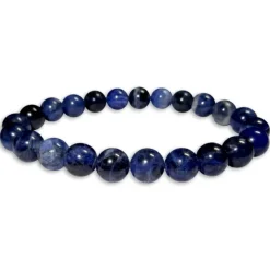 Herrenarmbänder|Damenarmbänder|Elfen Schmuck Kugelarmband Sodalith 8 mm 19,5 cm