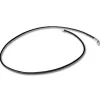 Damenketten|Elfen Schmuck Lederband schwarz 42 cm mit 925 Silber Verschluss