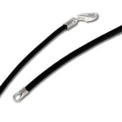 Herrenketten|Damenketten|Elfen Schmuck Lederband schwarz 60 cm mit 925 Silber Verschluss