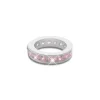 Anhänger Für Kinder|Silber Anhänger|Elfen Schmuck Mädchen Taufring mit rosa Zirkonia 925 Silber