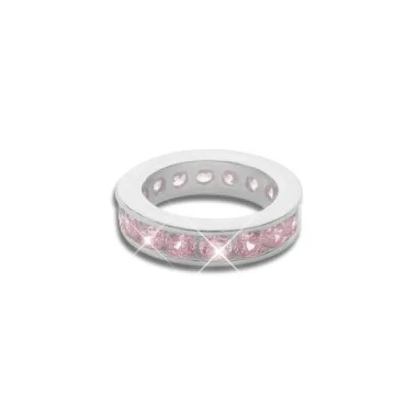Anhänger Für Kinder|Silber Anhänger|Elfen Schmuck Mädchen Taufring mit rosa Zirkonia 925 Silber
