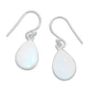 Ohrhänger|Edelstein Ohrringe|Elfen Schmuck Mondstein Ohrringe Tropfen 925 Silber