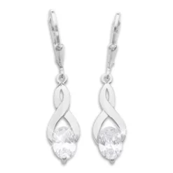 Ohrhänger|Silber Ohrhänger|Elfen Schmuck Ohrringe für Damen mit Zirkonia 925 Silber