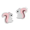 Ohrstecker|Silber Ohrstecker|Elfen Schmuck Ohrstecker Eichhörnchen Kinderschmuck 925 Silber
